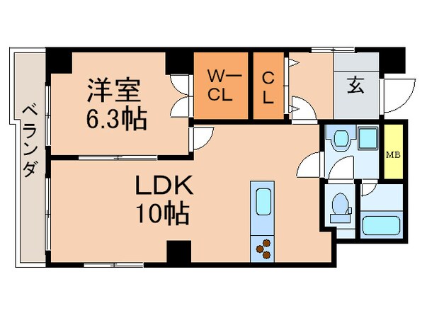 丸茂御園ビルの物件間取画像